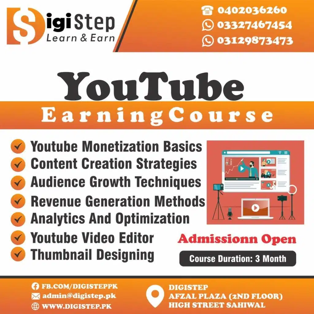 YouTube Earning Course